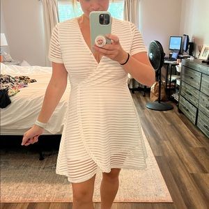 White dress, size large, perfect for any bride- never worn